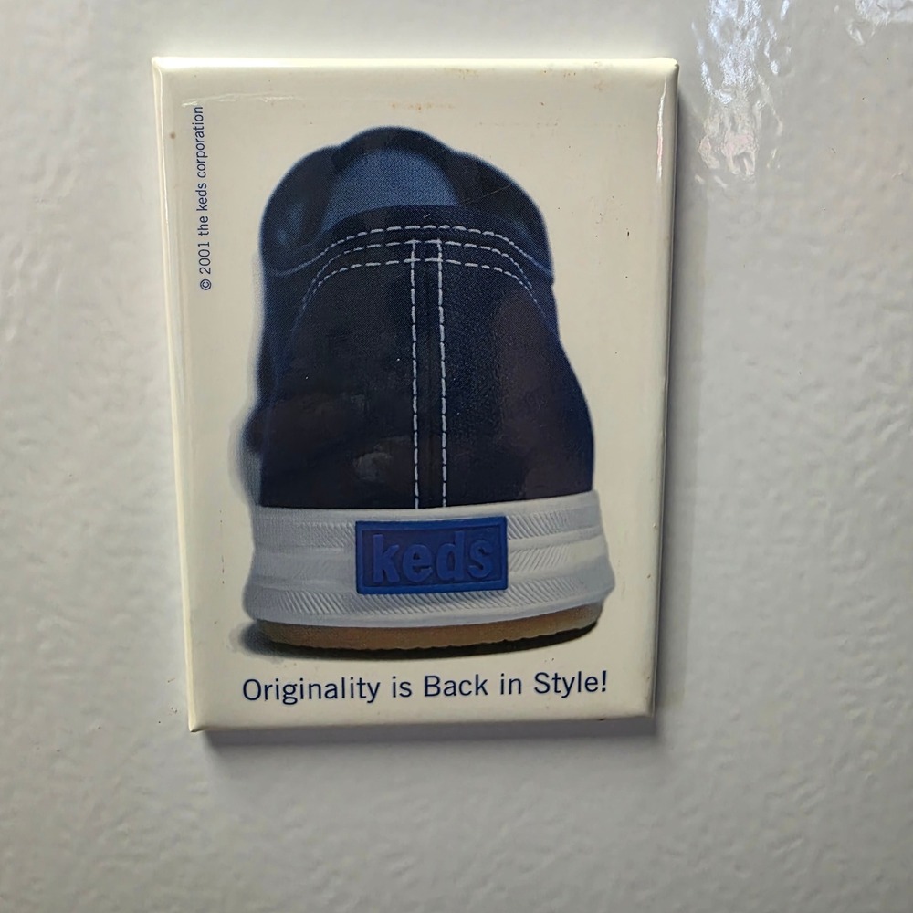 Vintage 2001 Keds Originality is Back in Style Sneaker Fridge Magnet 2x3